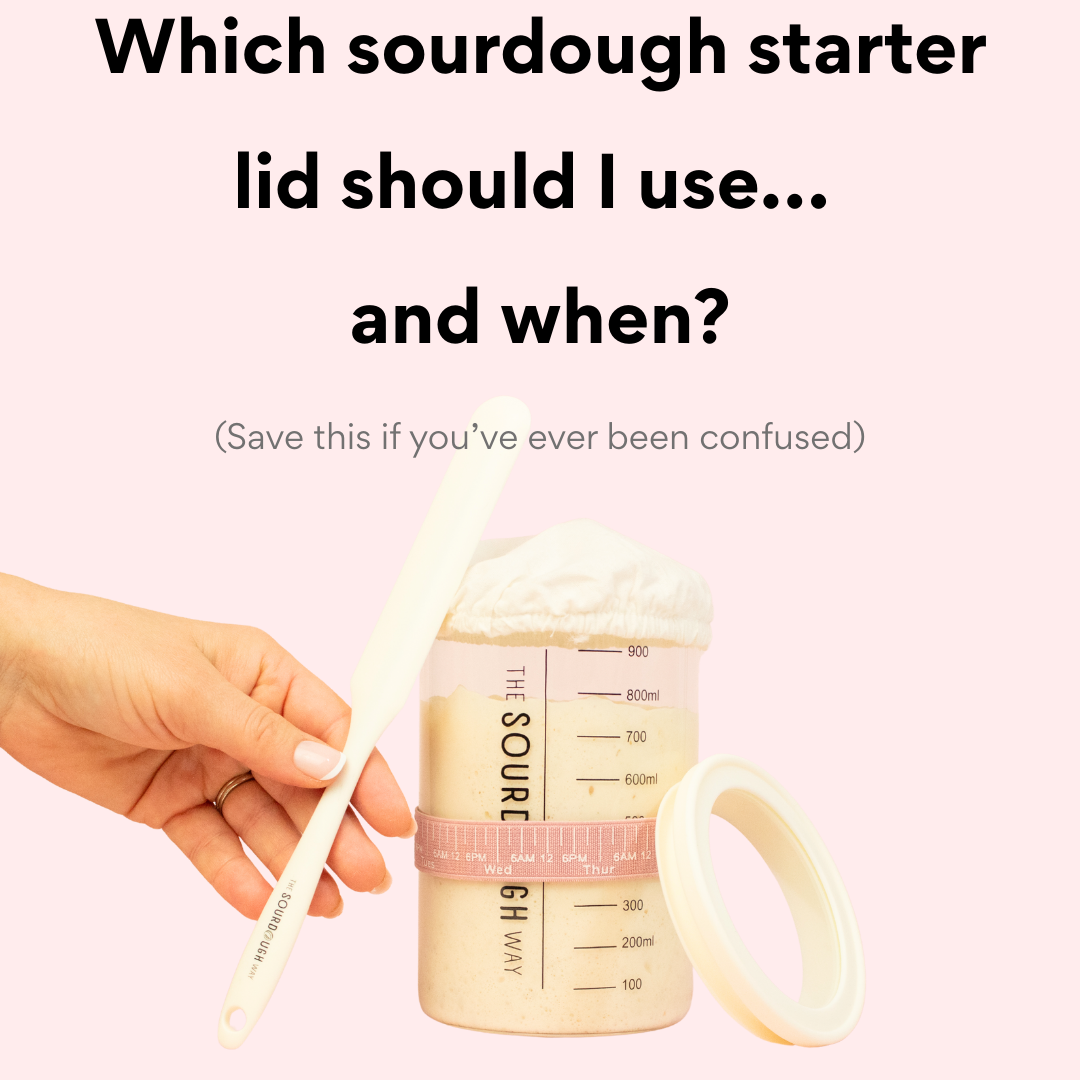Which Lid Should You Use on Your Sourdough Starter? (And When)