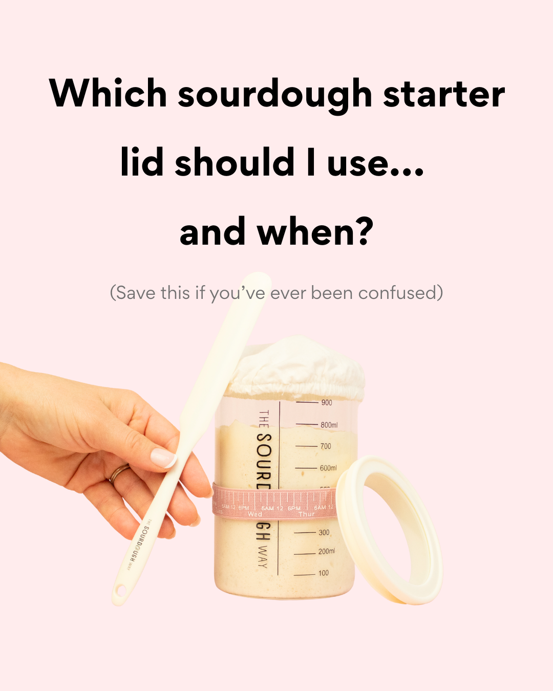 Which Lid Should You Use on Your Sourdough Starter? (And When)