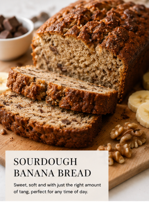 Sourdough Banana Bread