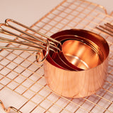 Copper Measuring cups- Set of 4